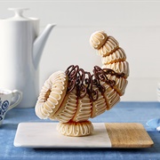 Danish Kransekage Cornucopia Cake