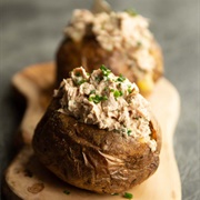 Baked Potato With Tuna Mayonnaise