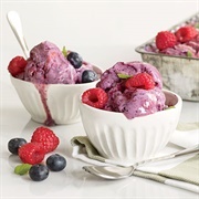 Mixed Berry Frozen Yogurt