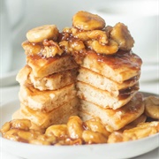 Banana Fosters Pancakes