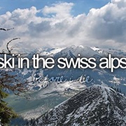Ski in the Swiss Alps