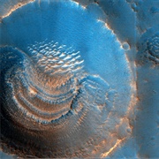 HIRISE Spots Martian Crater Deposits