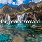 Visit the Fairy Pools in Scotland