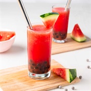 Watermelon Boba Tea