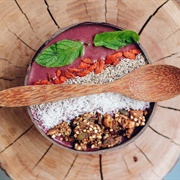 Acai Goji and Coconut Bowl