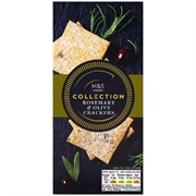 Rosemary and Olive Crackers