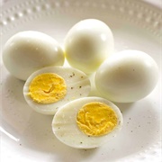 Hard Boiled Egg With Salt