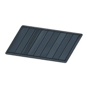 Black Wooden-Deck Rug