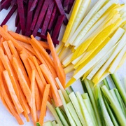 Julienned Food