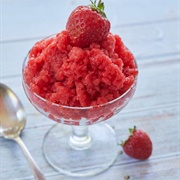 Strawberry Granita