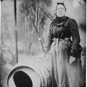 Annie Edson Taylor Goes Over Niagara Falls in a Barrel and Survives.