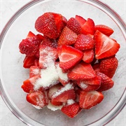 Strawberries With Sugar
