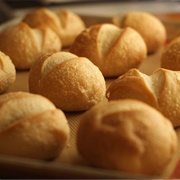 2 of the Amazing Sourdough Buns That the Caterer at Work Provides