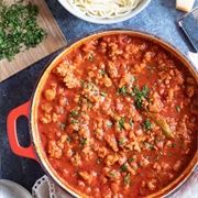 Chicken Bolognese