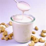 Frozen Cashew Yoghurt With Jam