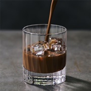 Chocolate Liqueur on Ice