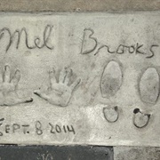 Mel Brooks Handprint