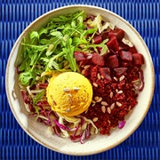 Hummus and Rainbow Slaw Veg Box