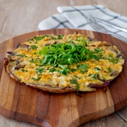 Salmon and Coriander Omelette