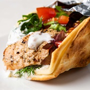Chicken Souvlaki Wrap