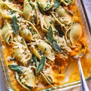 Butternut Squash Spinach Pasta