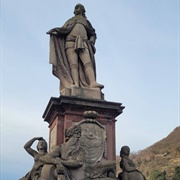 Statuen Auf Der Alten Brücke, Heidelberg