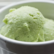 Pineapple Cilantro Ice Cream