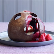 Melting Chocolate Ball Dessert