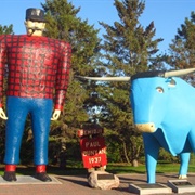 Paul Bunyan & Babe the Blue Ox, Bemidji