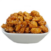 Caramelised Sesame Coated Peanuts