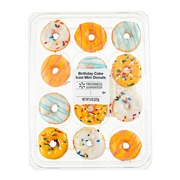 Walmart Birthday Cake Iced Mini Donuts