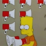 Bart's Testing Megaphones