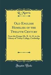 Poema Morale, in &#39;Old English Homilies of the Twelfth Century&#39; (Ed. R. Morris)