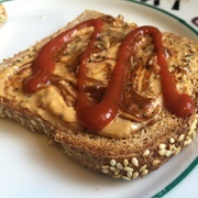 Toast Peanut Butter Ketchup