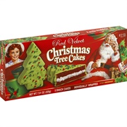 Little Debbie Red Velvet Christmas Tree Cakes