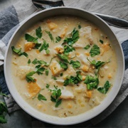 Smoked Haddock & Salmon Chowder