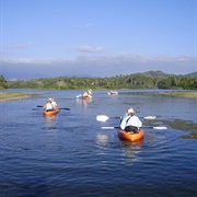 River by Boca De Lagunillas & Lagunillas, Guerrero, Mexico