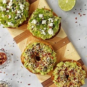Everything Bagel With Avocado