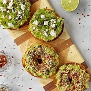 Everything Bagel With Avocado