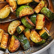 Garlicky Sautéed Courgette