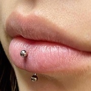 Get a Vertical Labret Piercing