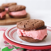 Strawberry Ice Cream Sandwich