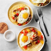 Sausage and Egg Grits