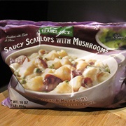 Trader Joe's Saucy Scallops With Mushrooms