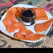 Smoked Salmon With Lumpfish Roe