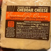 Cheddar Cheese With Caramelized Onion
