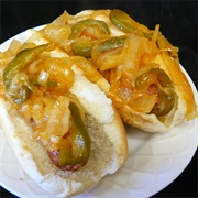 Onion Sauce Hot Dog