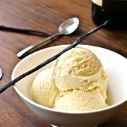 Vanilla Bean and Scotch Ice Cream
