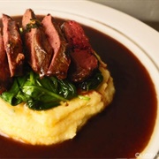 Pan-Fried Pigeon Breasts With Red Wine Sauce