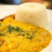 Sango (Ecuadorian Refrito, Green Plantain & Peanut Sauce